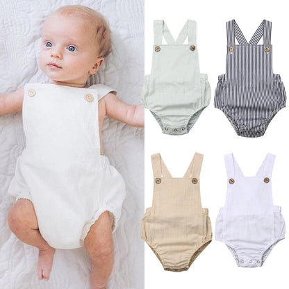 0–3 Jahre: Bodys für Neugeborene, Kinderkleidung für Jungen und Mädchen, Strampler, Sonnenanzüge, Outfits, einfarbige Kinderkleidung, Sommerkleidung für Babys