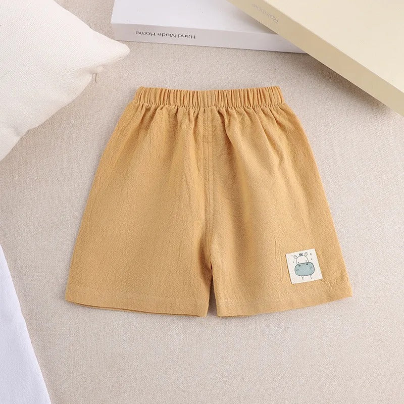 Sommer-Kindershorts, Baumwollhosen für Jungen und Mädchen, Markenshorts, Kleinkindhosen, Strandshorts für Kinder, Sporthosen, Babykleidung