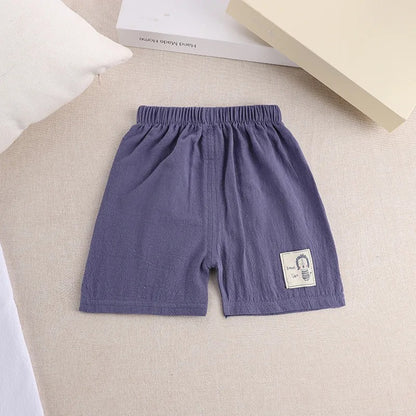 Sommer-Kindershorts, Baumwollhosen für Jungen und Mädchen, Markenshorts, Kleinkindhosen, Strandshorts für Kinder, Sporthosen, Babykleidung
