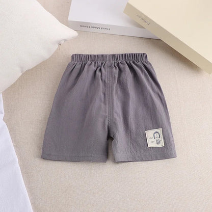 Sommer-Kindershorts, Baumwollhosen für Jungen und Mädchen, Markenshorts, Kleinkindhosen, Strandshorts für Kinder, Sporthosen, Babykleidung