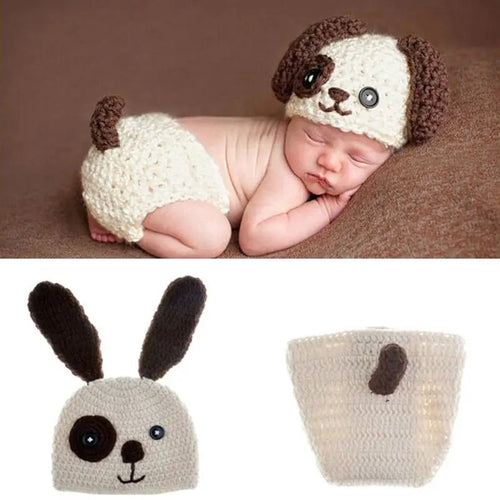 Mickey-Anzug für Neugeborene – Mädchen und Jungen – gehäkeltes und gestricktes Kostüm – Requisiten für Fotoshootings – Outfits – Babykleidung – Kleidung für Kleinkinder