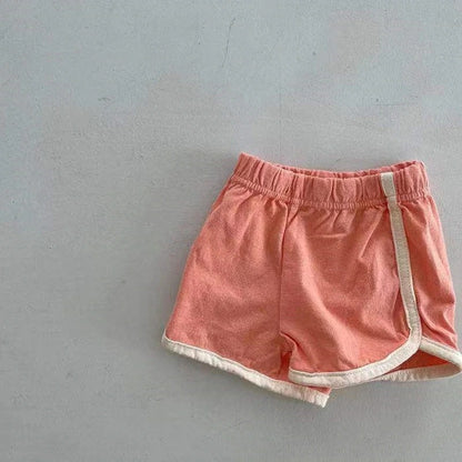 Sommer-Baby-Set mit Fruchtmuster  für Mädchen  Latzhose für Jungen, T-Shirt und Shorts im Freizeitstil