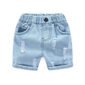 Kindershorts, Kleinkind-Shorts, Kindershorts 2–9 Jahre, Sommer-Baumwollshorts mit Anker-Motiv, Strandshorts für Jungen, Freizeit-Caprihosen, Babykleidung