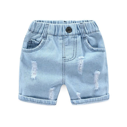 Kindershorts, Kleinkind-Shorts, Kindershorts 2–9 Jahre, Sommer-Baumwollshorts mit Anker-Motiv, Strandshorts für Jungen, Freizeit-Caprihosen, Babykleidung
