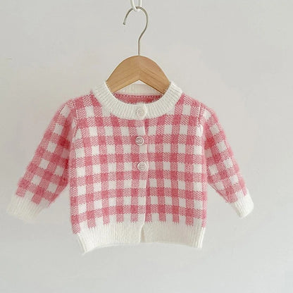 Strick-Kombinationen für neugeborene Mädchen für Herbst und Winter