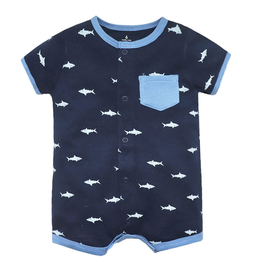 Kleiner blauer Fisch